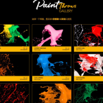 132组油漆原料墨迹飞溅动画超级慢动作4K视频素材