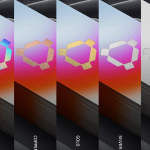 【PS样机】5个布料织物背景卡片名片设计展示宣传