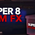 视频素材-8毫米电影胶片边框噪点刮痕纹理闪烁动画