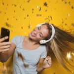 【PNG素材】6种风格金色纸屑碎屑飞洒节日派对庆祝照片