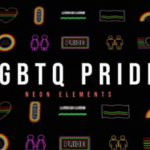 FCPX插件-16组霓虹发光图形元素动画