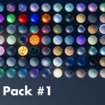 128种材质纹理贴图资产包Blender预设