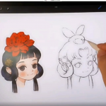 古风水彩角色班第1期笔刷+素材