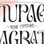 【字体】现代时尚优雅手写装饰变形奢华品牌徽标海报杂志排版