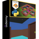 Blender 和 Python 复杂房间场景自动化建模视频教程-中英字幕