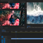 【PR模板】700个平移缩放图形分割拉伸扭曲炫光转场音效