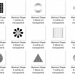 【矢量素材】200款时尚潮流抽象概念酸性艺术矢量AI几何图形