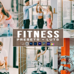 【调色预设】4款明亮健康日常健身运动照片摄影调色预设