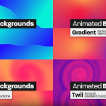 PR模板-800个创意抽象图形背景循环动画