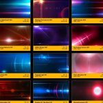 155个多彩镜头光晕光芒耀斑4K超级慢动作视频素材