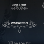 FCPX-婚礼文字标题展示效果模板