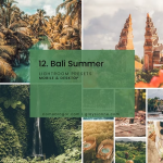 【LR预设】9款巴厘岛夏天热带旅游人文风光生活摄影调色