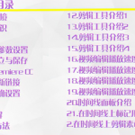 【视频教程】Premiere Pro 影视后期短视频剪辑制作零基础自学课教程