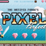 【AI笔刷】复古8Bit像素化图形游戏杂志海报排版笔刷