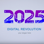 AE模板-数字科技变换简洁LOGO文字片头动画