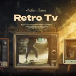 FCPX插件-6组复古老电视机场景图像显示动画