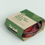 食品快餐包装容器,食品容器样机模型