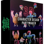 ZBrush个性化三维卡通人物建模贴图完整教程-中英字幕