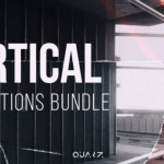 【AE模板】复古老电影胶片烧伤闪光光效竖屏转场动画