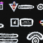 【FCPX插件】8款俏皮可爱手绘雪花礼品装饰元素文字标题动画