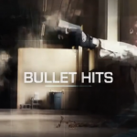 4K视频素材-45个子弹击中目标混泥土灰尘飞扬动画