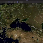C4D插件-三维地球连线动画预设资产 Earth Builder Kit