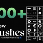 100+箭头Photoshop笔刷包