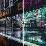 600种复古都市科幻电影婚礼人像旅行风景摄影调色LUT