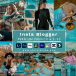 网红博客旅拍打卡电影青橙色调预设