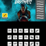 20种逼真的烟雾photoshop笔刷