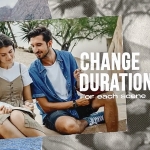 【AE模板】时尚旅行相册纪念照片画册展示幻灯片动画