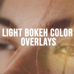 浅色散景颜色叠加