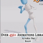 Blender插件-人物角色动画动作库 RealMotion Pro v1.57.6