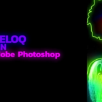 【PS插件】复古像素CRT显示数字电路弯曲扭曲故障模糊辉光特效