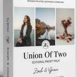 婚礼摄影师Zach & Grace高端杂志级经典婚礼人像Lightroom预设