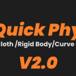 Blender插件-真实布料刚体物理模拟工具 Quick Physics V2.3.1