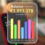 PR模板-液态玻璃透明质小部件按钮感弹窗展示动画