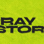 达芬奇喷涂失真排版文本模板