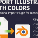 Blender-导入CDR Import Coreldraw Graphics File V1.21