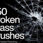 Photoshop破碎玻璃画笔打包下载