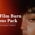 复古胶片烧录转场包达芬奇模板