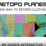 Blender插件-布料衣服模型重拓扑工具 Retopo Planes V1.6.1
