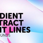 渐变抽象光线AE背景