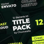 AE文本动画标题包模板